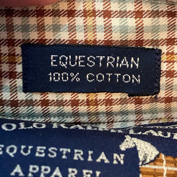 NWT POLO RALPH LAUREN EQUESTRIAN 💯 COTTON - Picture 3 of 5